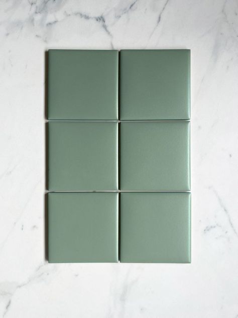 Kromatic Leaf | Matt Green Porcelain Wall & Floor Tile Green Porcelain, Glazed Walls, Green Flooring, Small Tiles, Monochrome Design, Bathroom Wall Tile, Green Tile, Square Tile, Ceiling Tiles