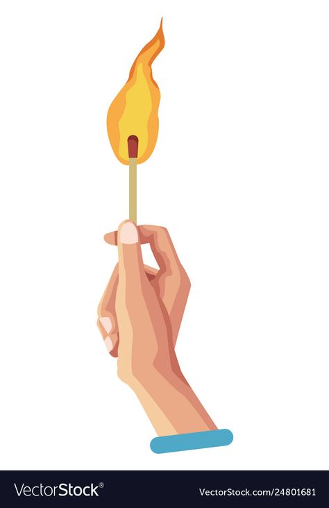 Hand Holding Fire, Holding Fire, Comic Room, Fire Vector, Hot Wheels Garage, Fire Video, Basic Drawing, Sticker Ideas, Simple Illustration