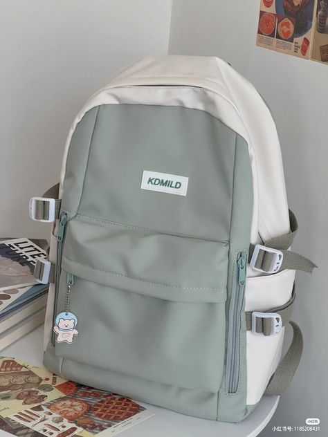 Backbag School Aesthetic, Tas Ransel Korean Style, Tas Sekolah Korean Style, Backbag School, Comfy Trendy Outfits, College Laptop Bag, Girls Shoes Teenage, Korean Bag, Black School Bags