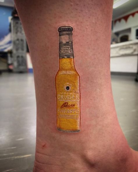 Vodka Tattoo, Vodka Cruiser, Sunflower Tattoo, Byron Bay, Vodka, Link In Bio, Pineapple, Sunflower, Tattoos