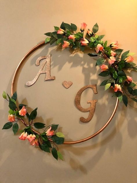 Engament Decorations Ideas Simple, Wedding Initials Decor, Wedding Party Decorations Diy, Welcome Signs Front Door, Wedding Entrance Decor, Indian Wedding Video, Wedding Stage Design, Bohemian Wedding Inspiration, Wedding Planning Decor