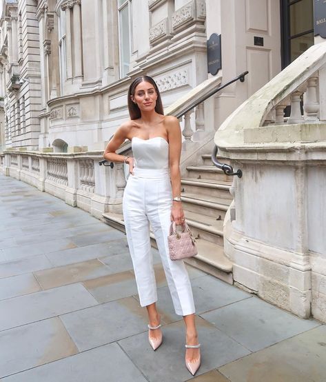 Lydia Elise Millen, Halfpenny London, All White Outfit, Looks Street Style, Mode Streetwear, City Wedding, White Outfits, Style Chic, White Pants