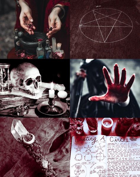 Salem Aesthetic Witches, Blood Mage Aesthetic, Tremere Aesthetic, Blood Witch Aesthetic, Red Witch Aesthetic, Blood Ritual, Blood Witch, Blood Magic, Spell Magic