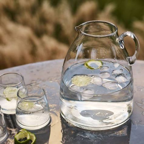 Rethink Your Drink, Ice Cold Drink, Summer Garden Party, Glass Jug, Glassware Collection, Flavored Water, Comfort And Joy, Water Jug, Glassware Set