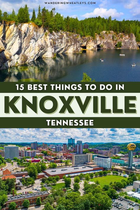 Planning a Tennessee vacation? Discover the 15 best Things To Do in Knoxville Tennessee, including top outdoor attractions and activities in Knoxville! | USA travel I Knoxville attractions I Knoxville hiking trails I things to do in Tennessee I attractions in Knoxville I hiking in Knoxville I Tennessee travel I Tennessee attractions I Knoxville vacation I Tennessee places I Knoxville travel tips I Knoxville outdoor activities | Tennessee hikes | Knoxville places | #Knoxville #Tennessee #USA Tennessee Hikes, Things To Do In Knoxville, Things To Do In Tennessee, Travel Tennessee, Tennessee Attractions, Tennessee Road Trip, Smokey Mountains Vacation, Road Trip Places, Tennessee Travel