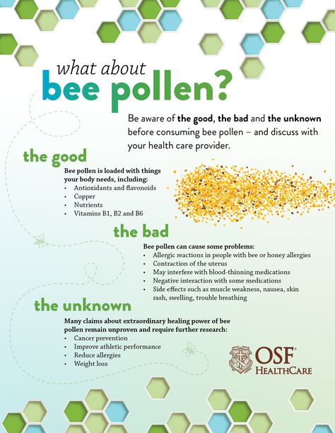 Uncertainties continue around use of bee pollen | OSF HealthCare Bee Vitality Supplements, Benefits Of Bee Pollen For Women, Bee Pollen Before And After, How To Use Bee Pollen, Bee Pollen Benefits For Breast, Bee Pollen How To Eat, Bee Pollen For Breast, Bee Pollen Recipes, Bee Therapy