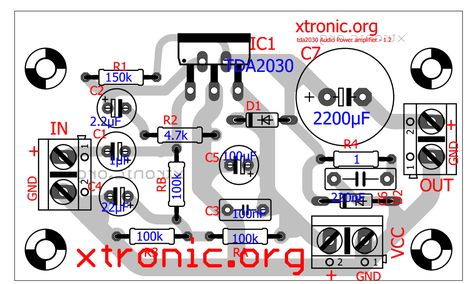 tda2030 comp 700x421 power amplifier Circuits Automotive auto Audio amplifier tda Amplifier circuit audio amplifier Circuit of power audio amplifier with IC tda2030 Tda2030 Amplifier Circuit, Mini Amplifier, Amplifier Audio, Diy Amplifier, Electronic Circuit Design, Power Supply Circuit, Electrical Circuit Diagram, Car Audio Amplifier, Subwoofer Amplifier