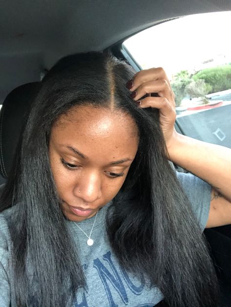 Lace closure installed behind the hairline Closure Behind Hairline, Wig Behind Hairline, Lace Closure Install, Closure Install, Lace Closure, Hair Wigs, Human Hair Wigs, Wig Hairstyles, Human Hair