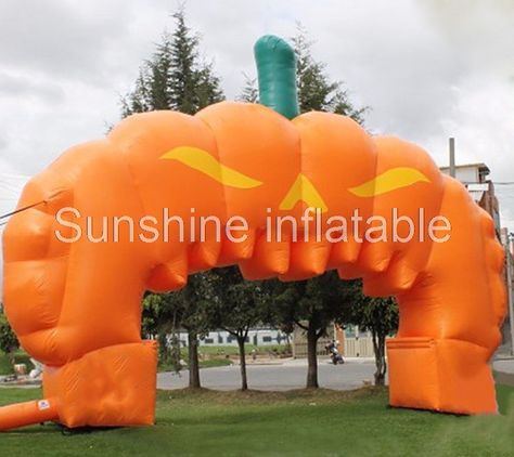 Outdoor decoration giant inflatable halloween arch inflatable pumpkin arch entrance archway for promotional Pumpkin Archway, Archway Outdoor, Pumpkin Arch, Halloween Arch, Arch Entrance, Inflatable Pumpkin, Party Inflatables, Inflatable Furniture, Pumpkin Festival