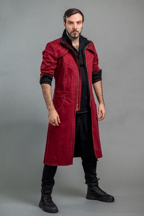 Devil May Cry Dante, Men Video, Devil Man, Devil May Cry 5, Man Cosplay, Dante Devil May Cry, Streetwear For Men, Game Cosplay, Ladies Short Jackets