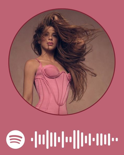 Shakira Spotify scan music code album cover Wake Wake, Shakira, Baby Cats, Album Covers, Coding, Collage, Music, Pins