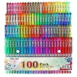 Gel Pen Art, Glitter Gel Pens, Gel Pens Coloring, Neon Glitter, Notebook Doodles, Gel Set, Gel Pens Set, Easy Christmas Gifts, Drawing Simple