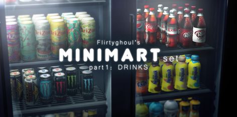 Minimart Set | Part 1: Drinks (Early Access) | flirtyghoul on Patreon Lotes The Sims 4, Toothpaste Brands, Cc Folder, Tiny Shop, Free Sims, Sims 4 Cc Folder, Sims 4 Teen, Sims 4 Toddler, Sims Four