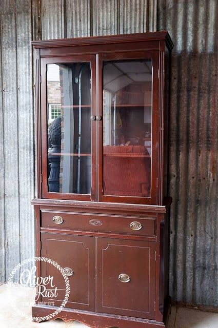 Queenstown Hutch | General Finishes Design Center General Finishes, Favorite Paint, I Changed, Queenstown, Steel Grey, Design Center, Rust Color, Hutch, The Doors