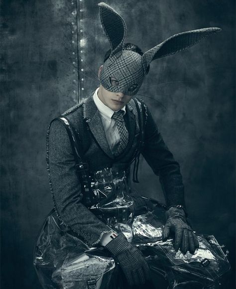 Joe Collier, Contemporary Fine Art Photography, Bunny Mask, The Lone Ranger, Fantasias Halloween, Futuristic Fashion, Masked Man, Mode Inspiration, Thom Browne