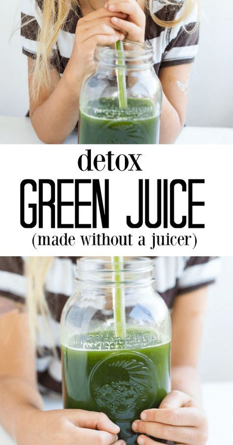 A simple and delicious green juice to give your body a blast of vitamin and minerals and your liver a little kick start. Perfect for a gentle detox. No juicer necessary. #greenjuice #detox #healthyrecipes #juicingrecipes #savorylotus One Day Juice Cleanse Recipe, Green Juice Cleanse, Detox Kur, Detox Your Liver, Full Body Detox, Detox Juice Recipes, Natural Detox Drinks, Green Juice Recipes, Detox Drinks Recipes