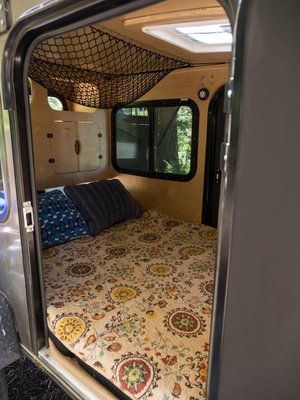 Hiker Trailers — 2022 EOR Net Over Bed, Ute Camping, Teardrop Trailer Interior, Runaway Camper, Hiker Trailer, Teardrop Camper Interior, Diy Teardrop Trailer, Camping Room, Teardrop Camper Plans