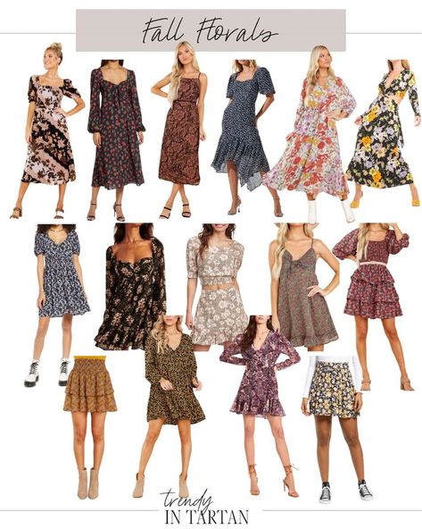 Fall Florals - Mini Dresses, Midi Dresses, and Maxi Dresses for Fall. Fall floral dresses, floral dresses, fall fashion, dress, fall outfit inspiration, fall date night inspiration, wedding guest dress #LTKSeasonal Fall Maxi Dresses, Floral Dress Mini, Fall Midi, Fall Date Night, Dresses For Fall, Fall Floral Dress, Fall Maxi, Fall Florals, Dresses Fall