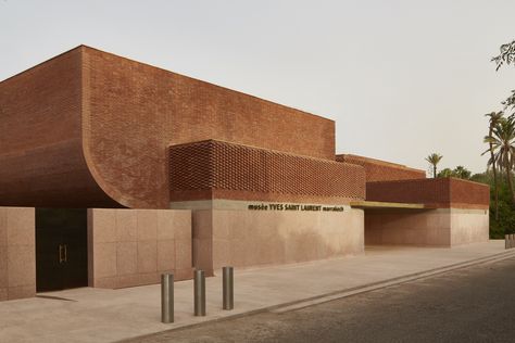 Studio Ko, Morocco Design, French Architecture, Brick Architecture, Brick Facade, Facade Architecture, Brickwork, Facade Design, Architecture Firm