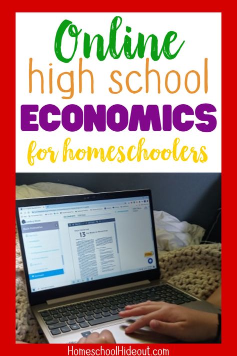 High School Economics Curriculum - Homeschool Hideout High School Economics, Educational Youtube Channels, Unit Studies Homeschool, Middle School Activities, High School Curriculum, Online High School, Economics Books, Third Grade Science, Homeschool Encouragement