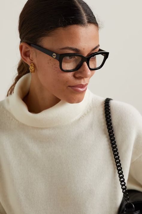 Designer Glasses Frames Women, Gucci Glasses Frames, Eyewear Inspiration, Designer Glasses Frames, Gucci Eyeglasses, Winter Classroom, Gucci Glasses, Mens Fashion Wear, Optical Eyewear