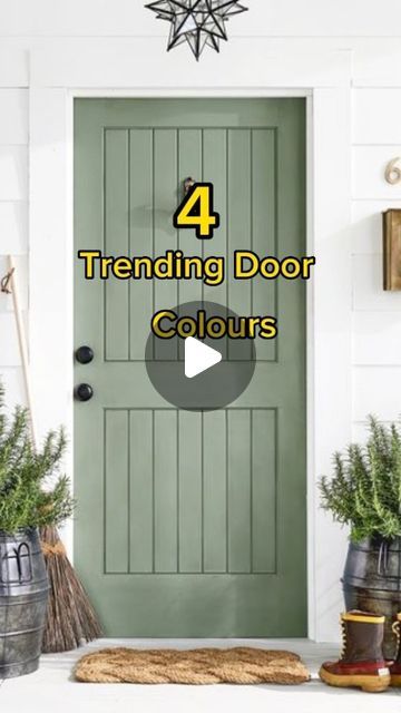 Deco Paint Doors, Main Door Color Ideas, New Door Design 2024, Door Colours Ideas Paint Colors, Door Colour Ideas, Indoor Door Colors, Wooden Door Paint, Asian Doors, House Doors Colors