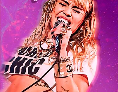 Miley Cyrus Live, Miles Cyrus, 2000s Posters, Miley Cyrus Photoshoot, Miley Cyrus Style, Noah Cyrus, Rock Aesthetic, Art Graphic Design, Liam Hemsworth