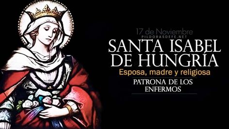 Santa Isabel de Hungría fue la princesa de los pobres. Es patrona de los enfermos y de la Tercera Orden Franciscana. Santa Isabel fue Madre, viuda y religiosa Santa Isabel, Catholic Faith, Ecards, E Cards