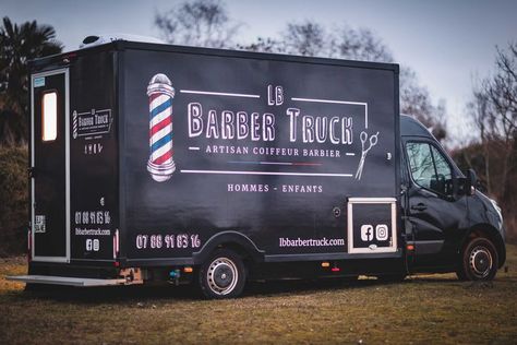 Barber Van, Grooming Trailer, Mobile Beauty Salon, Mobile Barber, Portable Sheds, Barber Shop Interior, Short Hair For Boys, Barbershop Design, Mobile Beauty