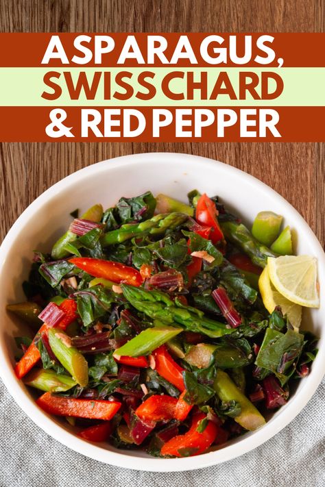 Red Chard Recipes Healthy, Red Swiss Chard Recipes, Chard Recipes Healthy, Swiss Chard Recipes Easy, Swiss Chard Recipes, Breakfast Sides Dishes, Chard Recipes, Healthy Vegetable Recipes, Best Vegetarian Recipes