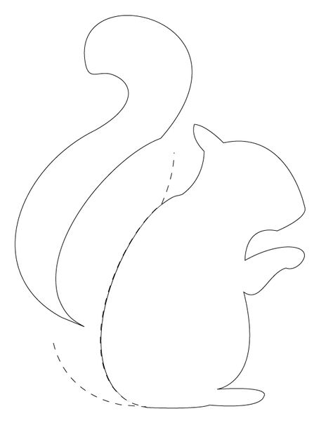 Squirrel template is AWESOME! Pre-K will be making squirrel puppets in Storytime Theatre tomorrow. Woot! Thanks to the pinner/creater of this. I've been looking for the perfect temp! Squirrel Outline, Squirrel Template, Animal Templates, Applique Templates, A Squirrel, Sewing Appliques, Felt Patterns, Punch Art, Applique Patterns