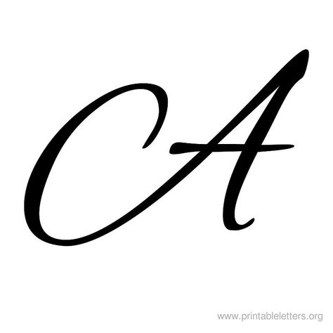 Letter A Tattoo Designs, A Tattoo Designs, Letter A Tattoo, Capital Cursive Letters, Cursive Alphabet Chart, Cursive Fonts Alphabet, Logo Design Women, Mom Tattoo Designs, Cursive Alphabet