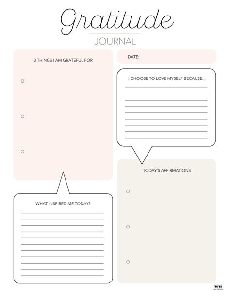 Choose from 18 unique gratitude journal templates for daily gratitude journaling however you prefer. All templates can be printed from home. 100% FREE! Printable Things, Gratitude Journal Printable, Organization Planner, Psychology Notes, Bullet Journal Ideas Templates, Pretty Stationery, Gratitude Cards, Healing Journaling, Journal Templates