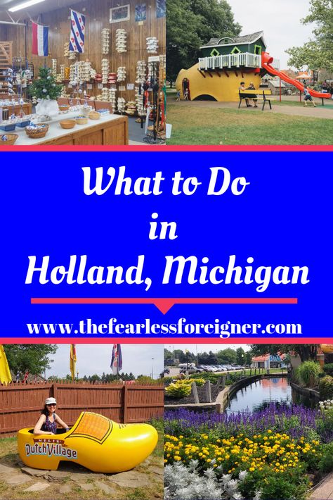 Michigan Road Trip, Usa Roadtrip, Michigan Vacations, Holland Michigan, Midwest Travel, Dutch Windmills, Michigan Travel, Budget Planer, Summer Road Trip