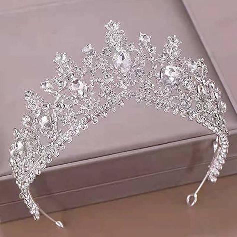 Quince Crowns, Quince Crown, Quinceanera Jewelry, Quinceanera Tiaras, Quinceanera Crown, Tiara Accessories, Crown Aesthetic, Crystal Bridal Tiaras, Princess Jewelry