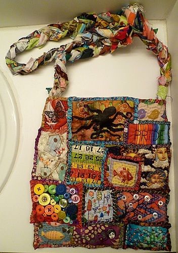 How To Sew A Bag, Diy Purses And Bags, Teesha Moore, Patchwork Art, Bags Inspiration, Crazy Patchwork, Sewing Purses, Bohol, Art Bag