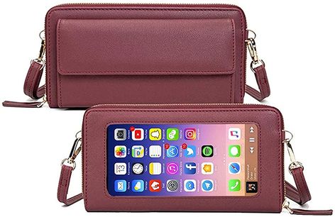 Small Crossbody Shoulder Cell phone Bag for Women,Cellphone Bags Card Holder Wallet Purse and Handbags: Handbags: AmazonSmile Cell Phone Bag, Rfid Blocking Wallet, Cell Phone Purse, Wristlet Purse, Phone Purse, Handbag Wallet, Mobile Phone Bag, Card Holder Wallet, Small Crossbody Bag