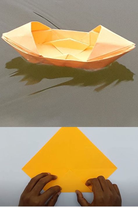 How to Make Paper Boat Step by Step | Paper Boat Craft | Origami Boat | Easy Paper Crafts. It's a very easy paper boat making video. #Boat #Origami #Easy Diy Paper Boats How To Make, How To Make Paper Boats Step By Step, Origami Boat Step By Step, Boat Making Craft, Paper Boat How To Make, Boat Paper Craft, Origami Boats, Paper Boat Origami, Boat Origami