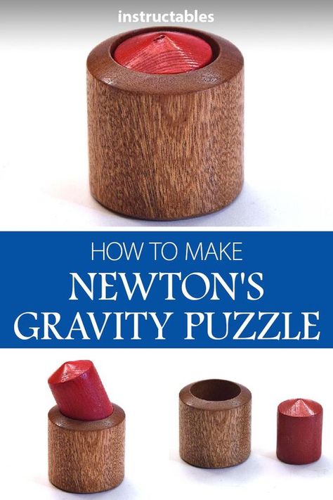 Wood Turning Projects For Beginners, Wood Turning Ideas, Newton Gravity, Wood Puzzles Diy, Diy Para A Casa, Woodturning Ideas, Diy Puzzles, Wood Turning Lathe, Turning Projects