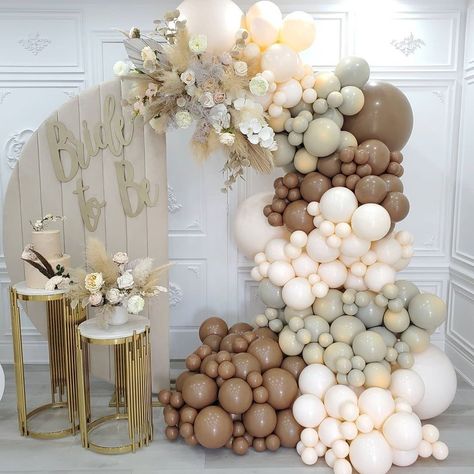 Baby Shower Ballons, Garland Wedding Decor, Balloon Garland Diy, Garland Arch, Nest Design, Birthday Balloon Decorations, White Balloons, Arch Kit, Gold Balloons