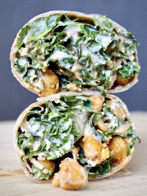 Buffalo Chickpea Kale Caesar Wraps | Plants in My Pants Buffalo Chickpeas, Low Carb Vegan Breakfast, Vegan Buffalo Sauce, Spinach Wrap, Buffalo Chickpea, Kale Caesar, Spinach Wraps, Vegan Caesar, 2024 Recipes