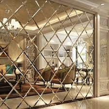 Customized Design Decorative Diamond Shape Mirror Wall - Buy Designer Wall Mirror,Decorative Wall Mirror,Diamond Shape Mirror Product on Alibaba.com Wall Mirror Decor Living Room, Glass Wall Design, Mirror Decor Living Room, Mirror Wall Living Room, Hall Interior, Mirrored Wall, Mirror Design Wall, Foyer Design, تصميم للمنزل العصري