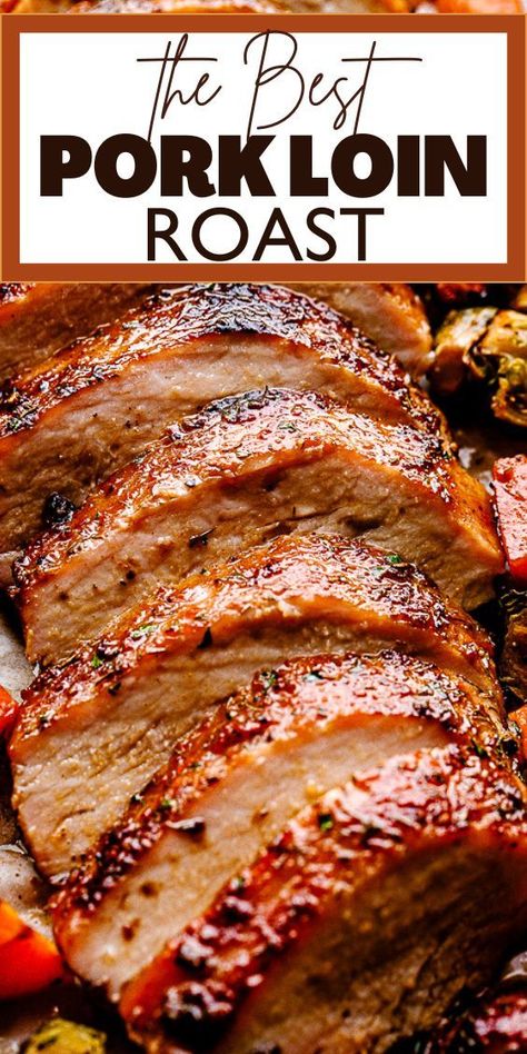 Honey Garlic Glazed Pork Loin, Best Pork Loin Recipe, Pork Loin Recipes Oven, Glazed Pork Loin, Roasted Pork Loin, Pork Loin Recipe, Pork Loin Roast Recipes, Glazed Pork, Pork Roast Recipes