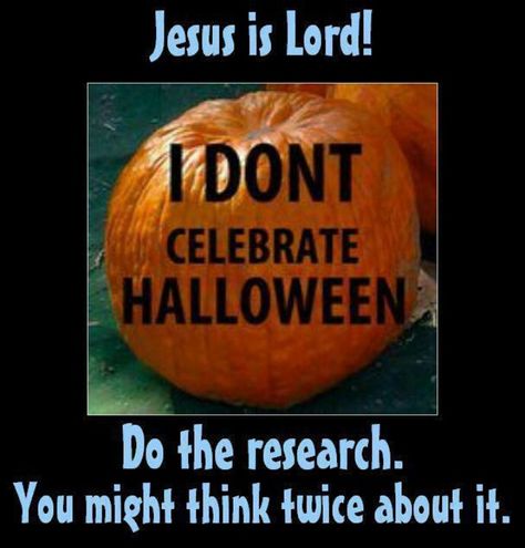 Halloween is a pagan holiday promoting Satanism, idolatry, witchcraft, sorcery, necromancy, and the occult. None of these things should exist in the life of a Christian! They are spiritually dangerous, and should be avoided at all costs. Don't Celebrate Halloween, Pagan Celebrations, Halloween Letters, Respect People, Prayer Requests, The Occult, Open Letter, Lord And Savior, Jesus Is Lord