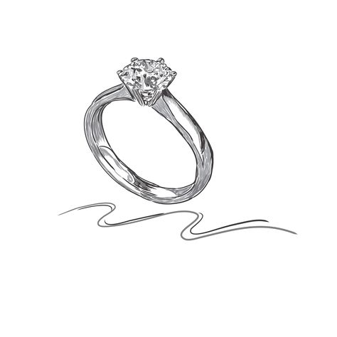 wedding ring, sketch, vector #ring#wedding#sketch#illustration Wedding Ring Drawing, Ring Drawing, Ring Sketch, حفل توديع العزوبية, Gold Knot Ring, Wedding Drawing, Ring Day, Pink Morganite Engagement Ring, Jewellery Design Sketches