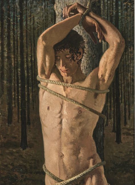 San Sebastian by Giovanni Colacicchi | Artworks | Uffizi Galleries Saint Sebastian, St Sebastian, Uffizi Gallery, Ideal Beauty, Roman Soldiers, Art Historian, San Sebastian, Gay Art, Male Art