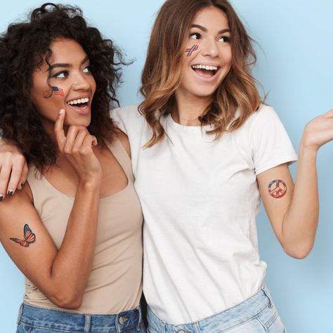 Get tattoo ready for the 4th of July with our all-new 30-Pack! 🎉✨ #InkMe #TemporaryTattoos Henna Jewelry, Watching Fireworks, Patriotic Designs, Traditional Style Tattoo, Finger Tats, Independence Day Celebration, Flower Words, Custom Temporary Tattoos, White Henna