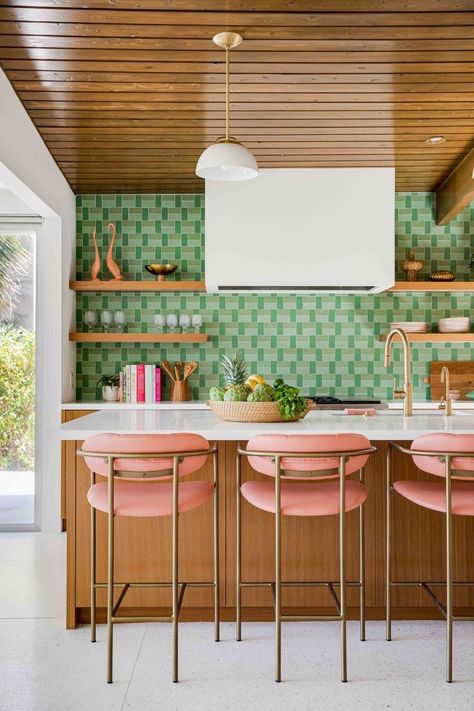 ELDORADO — Jen Samson Design Dreamy Kitchens, Mid Century Modern Kitchen, Colorful Chairs, The Unexpected, Simple House, Kitchen In, Dream Kitchen, Modern Kitchen Design, Kitchen Inspirations