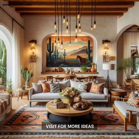 11 Tips for Mexican Farmhouse Living Room Decor: Mixing Traditional and Modern Elements with Plant A - mexican farmhouse living room ideas, mexican farmhouse living room design, mexican farmhouse living room decor, mexican farmhouse living room interior, mexican farmhouse living room inspiration #livingroom #farmhouselivingroom #livingroomdecor #livingroomideas #livingroomdesign #vintagelivingroom Spanish Home Decor Living Room, Mexican Beach Decor, Mexican Theme Living Room, Mexican Hacienda Decor Living Room, Hacienda Style Living Room Decor, Mexican Modern Living Room, Spanish Living Room Hacienda Style, Modern Mexican Interior Design, Southwest Living Room Ideas