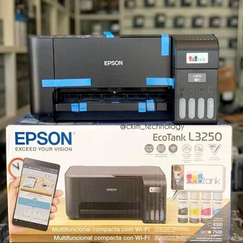 Epson EcoTank L3250 A4 Wi-Fi All-in-One Ink Tank Printer Designed for impressive prints beyond borders, and it also delivers convenient wireless connectivity, enabling direct printing from smart devices. © Print ✅ ©Scan ✅ ©Copy ✅ For any inquiries ☎️+255743810852 Beyond Borders, Epson Printer, Smart Device, Wi Fi, Borders, All In One, Printer, Technology, Quick Saves